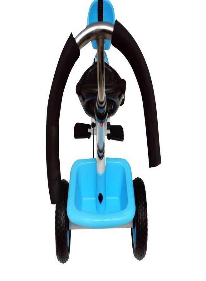 JoyRide Kids Metal Tricycle With Parent Push Handle (Blue) - Image 4